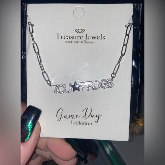 TCU Frogs Necklace - Picture 3 of 5